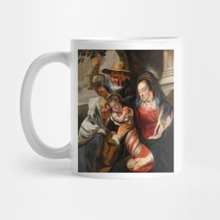 Holy Family with St. Anne by Jacob Jordaens Mug